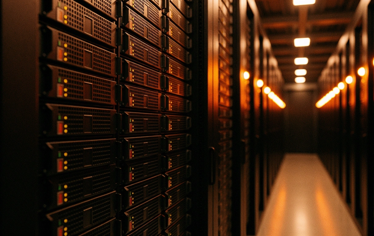 Secure servers hosting Andrews Federal Credit Union data